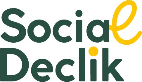 Logo Social Declik vert et jaune pour la communauté Freelance for good : les freelances engagé·es pour l'impact.